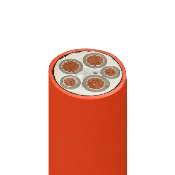 Flexible rubber cable